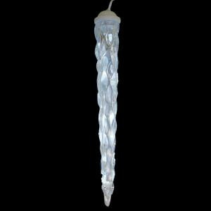 1-Light Battery Operated Crystal White Falling Snow Lights (Set of 2)