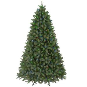 10 ft. Feel-Real Downswept Douglas Fir Artificial Christmas Tree with 1000 Multi-Color Lights