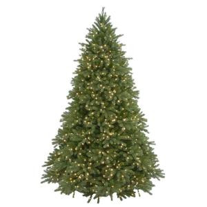 6.5 ft. Feel-Real Jersey Fraser Fir Artificial Christmas Tree with 800 Clear Lights