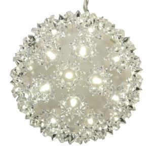 5.5 in. 50-Light LED StayBright Warm White Super Sphere