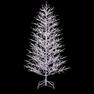 7 ft. White Winterberry Branch Tree with LED Lights