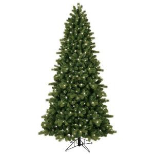 7.5 ft. Pre-Lit LED Energy Smart Just Cut Colorado Spruce Artificial Tree with Color Choice Lights, EZ Light Technology