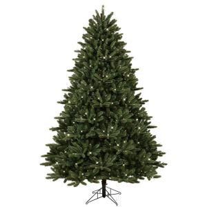 7.5 ft. Pre-Lit LED Just Cut Frasier Fir Artificial Christmas Tree with EZ Light Technology and Warm White LED Lights