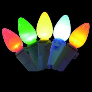 20-Light Battery Operated Multi-Color Smooth C3 Ceramic Light Set
