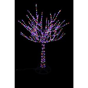 8 ft. Pre-Lit LED Bare Branch Tree with Multi-Colored Lights