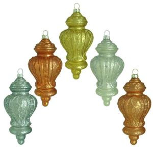Holiday Shimmer Finial Ornament (15-Count)