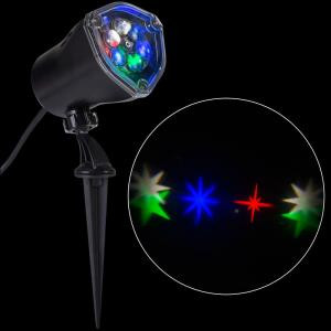 LED Projection-Whirl-a-Motion-Stars RGBW Stake Light