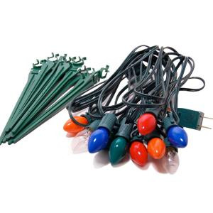 Multicolor Electric Pathway Lights String (Set of 10)