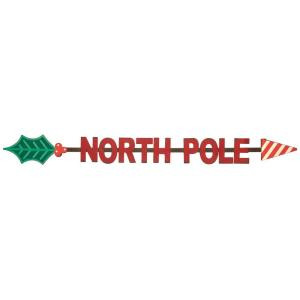 3.5 in. North Pole Wall Decor