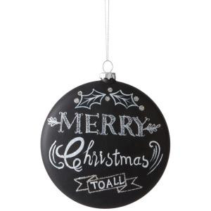 4.75 in. Collectible Chalkboard Christmas Ornament