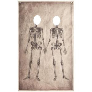 73 in. Skeleton Couple Photo Banner