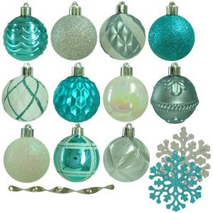 Winter Wishes Shatter-Resistant Assorted Ornament (101-Count)