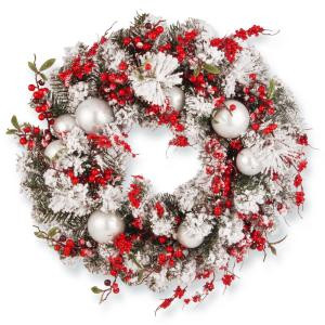 24 in. Christmas Artificial Wreath
