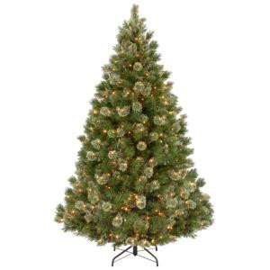 7-1/2 ft. Wispy Willow Grande Medium Hinged Artificial Christmas Tree with 750 Clear Lights