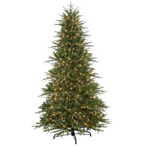 7.5 ft. Power Connect Northern Frasier Artificial Christmas Tree with Clear Lights