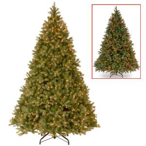 9 ft. PowerConnect Downswept Douglas Fir Artificial Christmas Tree with Dual Color LED Lights