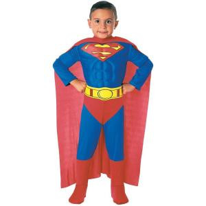 Deluxe Muscle Chest Superman Toddler Costume