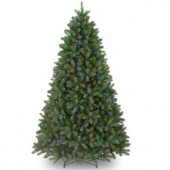 12 ft. Feel-Real Downswept Douglas Fir Artificial Christmas Tree with 1200 Multi-Color Lights