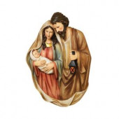 19 in. H Lighted Holy Family Wall Hanging