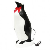 22 in. Penguin with Bow and Light