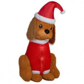 35.83 in. W x 40.95 in D x 72.05 in. H Lighted Inflatable Cocker Spaniel