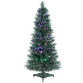 4 ft. Pre-Lit Fiber Optic Artificial Christmas Tree with 166 tips