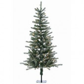 5 ft. Pre-Lit Bridgeport Pine Artificial Christmas Tree with Clear Lights