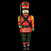 60 in. Candy Cane Lane LED Pre-Lit Toy Soldier