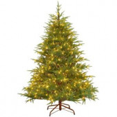 6.5 ft. Feel-Real Fraser Grande Artificial Christmas Tree with 550 Clear Lights