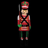 72 in. Candy Cane Lane Pre-Lit LED 3D Toy Soldier
