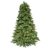 7.5 ft. Pre-Lit LED Balsam Fir Artificial Christmas Tree with Warm White Lights