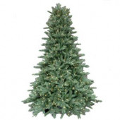 7.5 ft. Pre-Lit LED Natural Foxtail Fir Artificial Christmas Tree with Warm White Lights