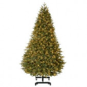 7.5 ft. Pre-Lit Spring Hill PE/PVC Artificial Christmas Quick Set EZ Store Tree x 4511 Tips, 750 UL Indoor Clear Lights