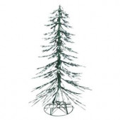 8 ft. LED Pure White Cypress Tree