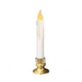 9.25 in. Battery Operated LED Light Window Candle with Timer (3-Pack)