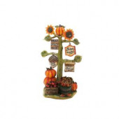 10 in. Harvest Decor with Signs Statuary