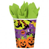 3.75 in. Witch’s Crew 9 oz. Paper Cups (18-Count, 3-Pack)