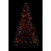 5 ft. Pre-Lit Incandescent Artificial Christmas Tree with 280 Multi-Color Lights