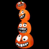 31.5 in. W x 31.5 in. D x 83.86 in. H Inflatable Funny Pumpkin Stack