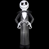 33.47 n. W x 30.32 in. D x 83.86 in. H Inflatable Jack From Nightmare Before Christmas