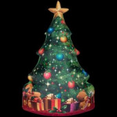 39.37 in. D x 50.39 in. W x 83.86 in. H Photorealistic Inflatable Christmas Tree