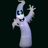 42.13 in. L x 30.71 in. W x 84.25 in. H Inflatable Projection Phantasm Ghost