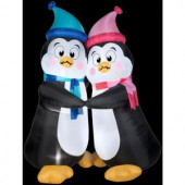 6 ft. Inflatable Animated Shivering Penguins