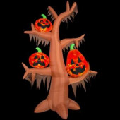 72.05 in. W x 35.43 in. D x 101.97 in. H Inflatable Kaleidoscope Scary Tree (RRY)