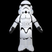27.56 in. W x 13.78 in. D x 42.13 in. H Lighted Inflatable Storm-Trooper