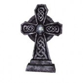 28 in. Celtic Cross Halloween Tombstone (2-Pack)