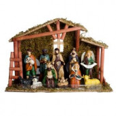 5.25 in. Nativity Scene Set (12-Piece)
