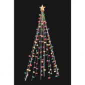 7 ft. Cone Tree with 105 Multi-Color Lights