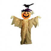 72 in. Scarecrow with Burlap Dress and Hat