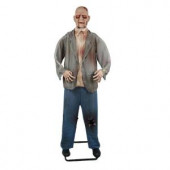 72 in. Standing Zombie with Halloween Sound Effects